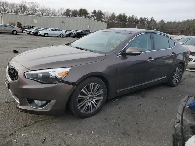 KNALN4D71E5152891 - 2014 KIA CADENZA PREMIUM BROWN photo 1