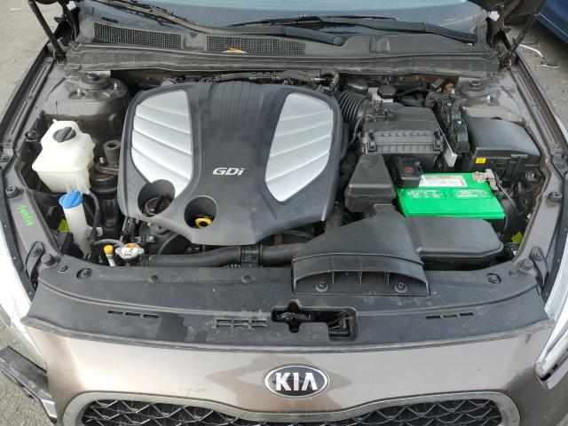 KNALN4D71E5152891 - 2014 KIA CADENZA PREMIUM BROWN photo 11