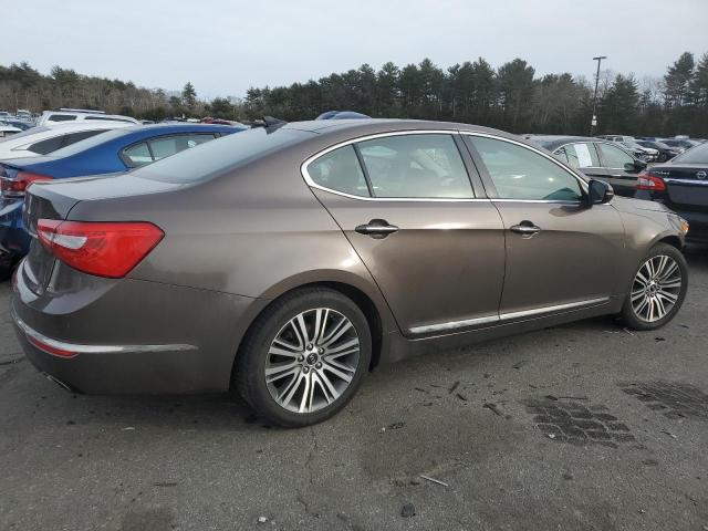 KNALN4D71E5152891 - 2014 KIA CADENZA PREMIUM BROWN photo 3