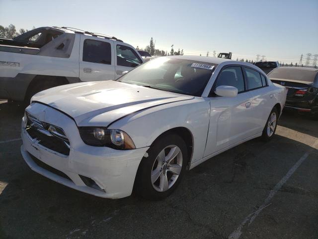 2B3CL3CG8BH511888 - 2011 DODGE CHARGER WHITE photo 1