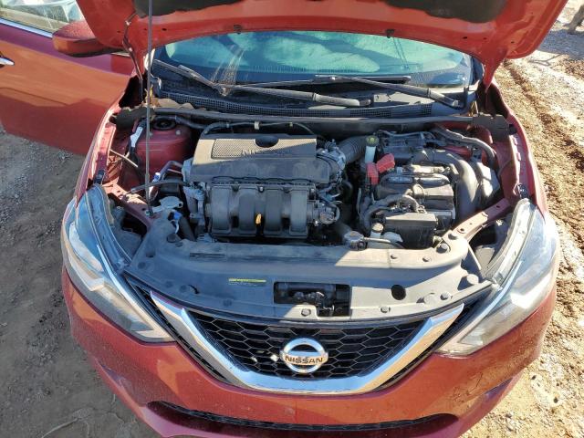 3N1AB7AP3GL657412 - 2016 NISSAN SENTRA S RED photo 11