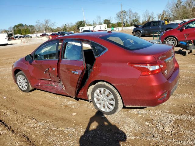 3N1AB7AP3GL657412 - 2016 NISSAN SENTRA S RED photo 2