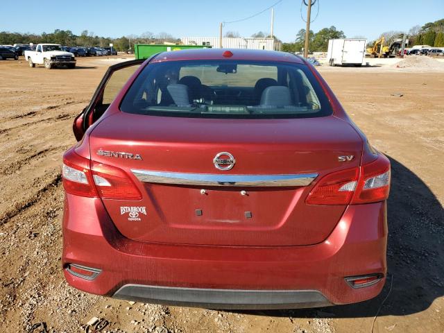 3N1AB7AP3GL657412 - 2016 NISSAN SENTRA S RED photo 6