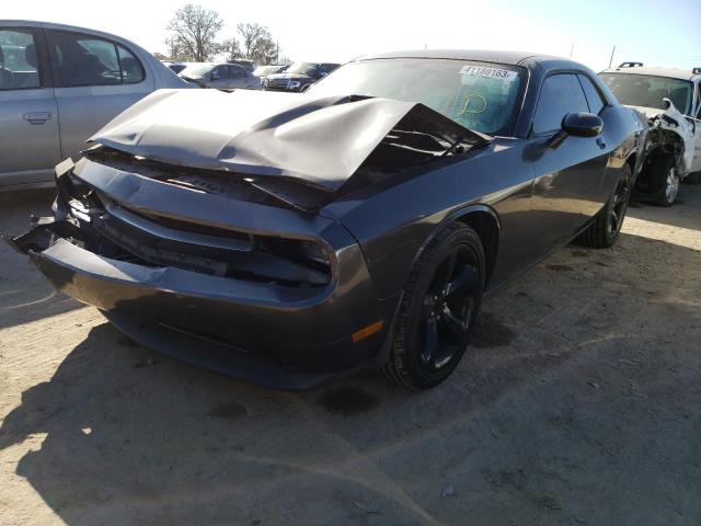 2C3CDYAGXDH651847 - 2013 DODGE CHALLENGER SXT GRAY photo 1