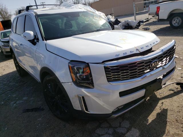 5XYP5DHC1LG084835 - 2020 KIA TELLURIDE SX WHITE photo 4