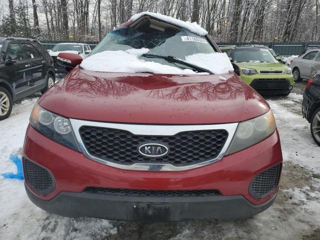 5XYKTCA12BG030638 - 2011 KIA SORENTO BASE RED photo 5