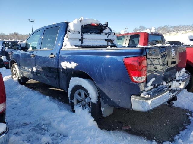 1N6AA0EJ3CN306794 - 2012 NISSAN TITAN S BLUE photo 2