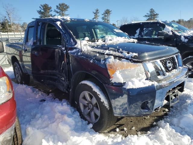 1N6AA0EJ3CN306794 - 2012 NISSAN TITAN S BLUE photo 4