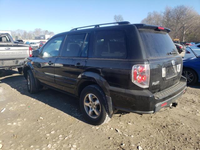 5FNYF28417B036313 - 2007 HONDA PILOT EX BLACK photo 2