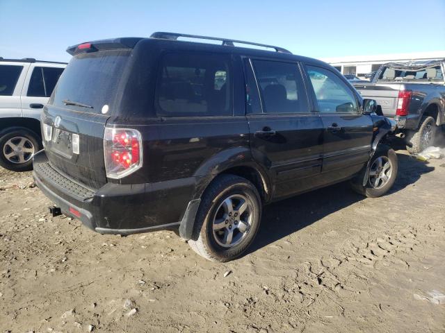 5FNYF28417B036313 - 2007 HONDA PILOT EX BLACK photo 3