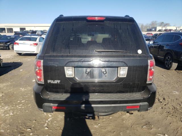 5FNYF28417B036313 - 2007 HONDA PILOT EX BLACK photo 6