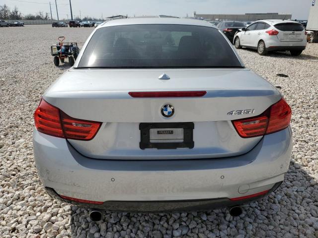 WBA3T3C55FP738046 - 2015 BMW 435 I SILVER photo 6