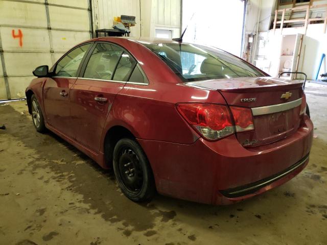 1G1PG5SC7C7342516 - 2012 CHEVROLET CRUZE LT RED photo 2