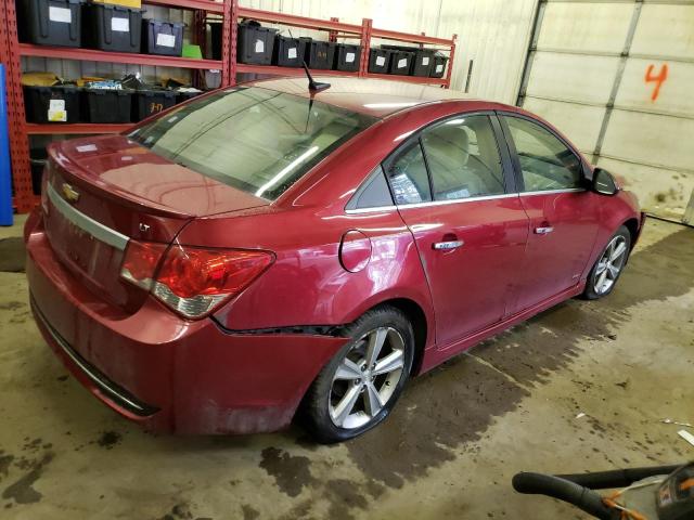 1G1PG5SC7C7342516 - 2012 CHEVROLET CRUZE LT RED photo 3