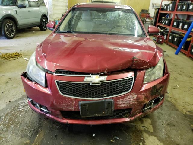 1G1PG5SC7C7342516 - 2012 CHEVROLET CRUZE LT RED photo 5