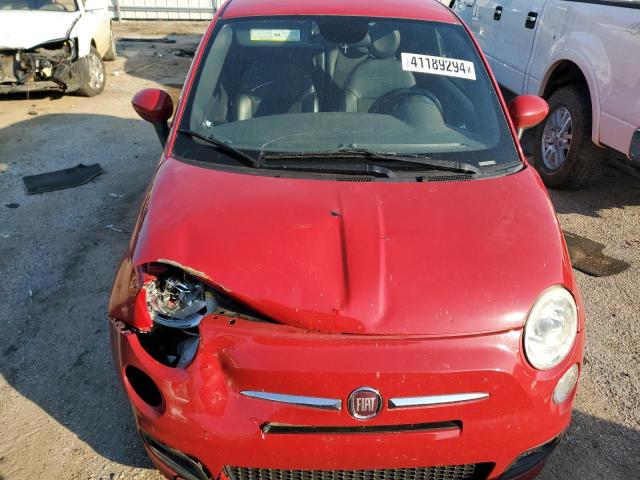 3C3CFFBR9ET219158 - 2014 FIAT 500 SPORT RED photo 5