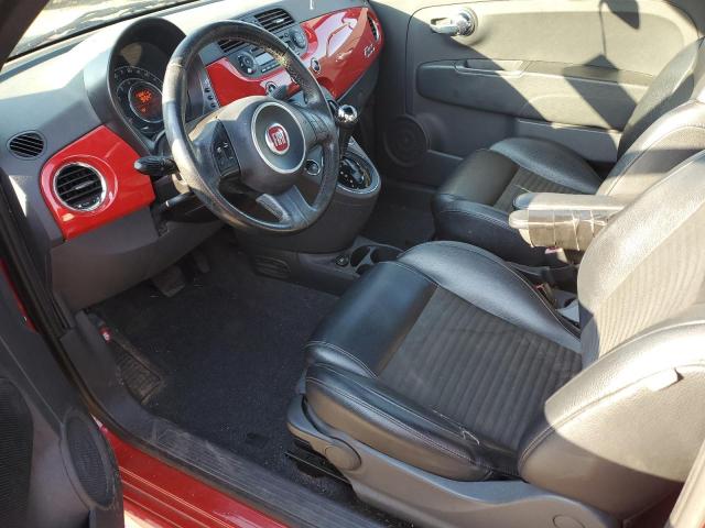 3C3CFFBR9ET219158 - 2014 FIAT 500 SPORT RED photo 7