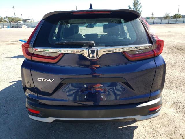 2HKRW1H24LH408655 - 2020 HONDA CR-V LX BLUE photo 6