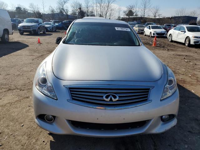 JN1CV6AP3DM302428 - 2013 INFINITI G37 BASE SILVER photo 5