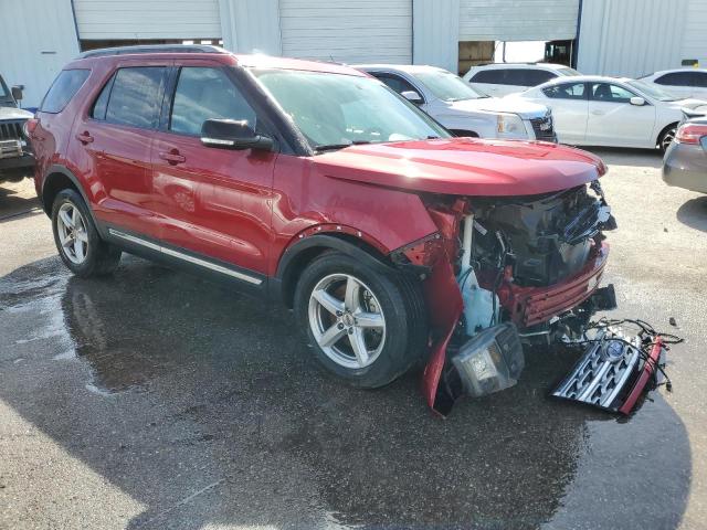 1FM5K7D85JGC30999 - 2018 FORD EXPLORER XLT RED photo 4