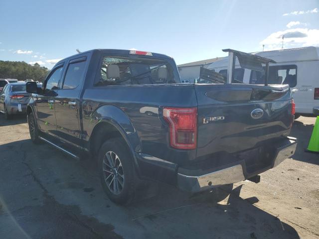 1FTEW1CF7GKD52825 - 2016 FORD F150 SUPERCREW BLUE photo 2