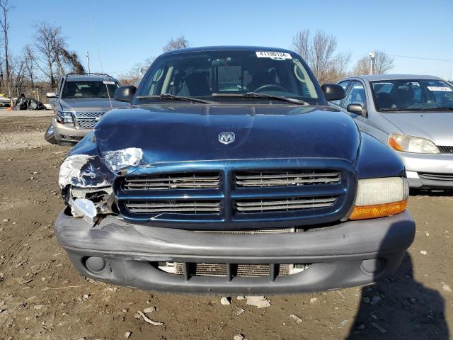 1D7HL12X63S358129 - 2003 DODGE DAKOTA SXT BLUE photo 5