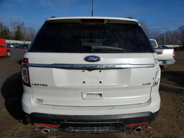 1FM5K8F85EGB69856 - 2014 FORD EXPLORER LIMITED WHITE photo 6