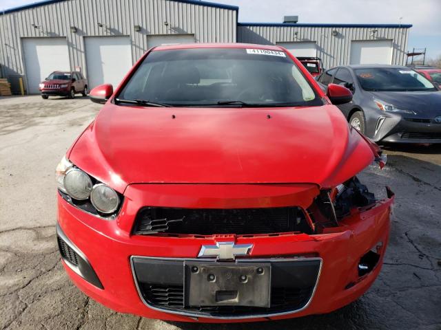 1G1JC6SH3F4200818 - 2015 CHEVROLET SONIC LT RED photo 5