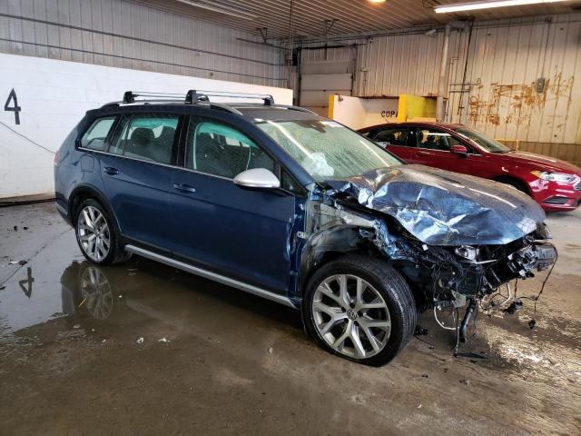 3VWH17AU7JM751036 - 2018 VOLKSWAGEN GOLF ALLTR S BLUE photo 4