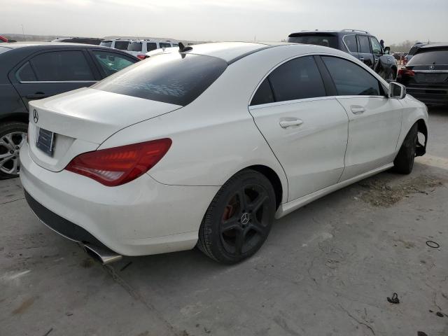 WDDSJ4EB0EN128231 - 2014 MERCEDES-BENZ CLA 250 WHITE photo 3