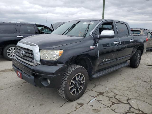 5TBDV58107S480943 - 2007 TOYOTA TUNDRA CREWMAX LIMITED BLACK photo 1