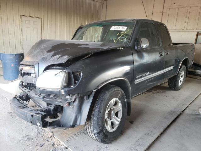 5TBRT34116S482821 - 2006 TOYOTA TUNDRA ACCESS CAB SR5 BLACK photo 1
