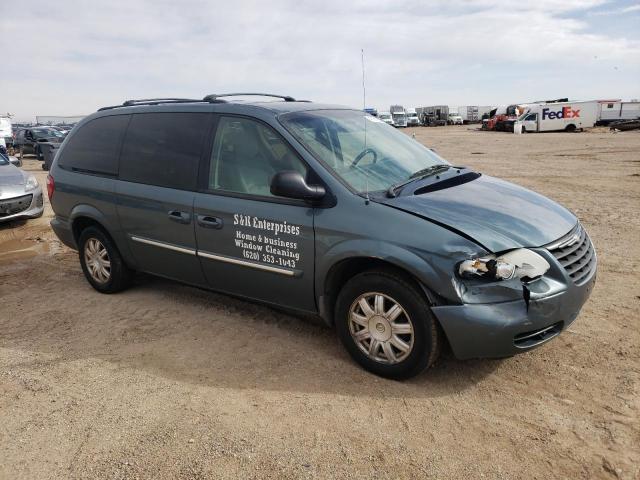 2A4GP54L06R748624 - 2006 CHRYSLER TOWN & COU TOURING TURQUOISE photo 4