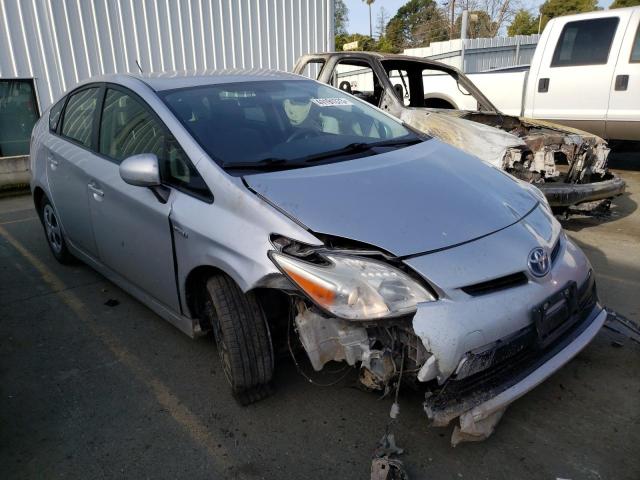 JTDKN3DU9C5417729 - 2012 TOYOTA PRIUS ვერცხლისფერი ფოტო 4