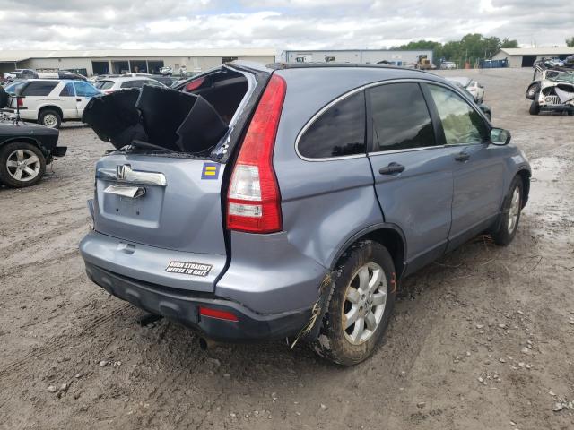 JHLRE48508C000318 - 2008 HONDA CR-V EX BLUE photo 4