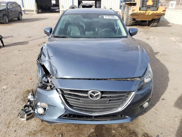 3MZBM1W72FM130548 - 2015 MAZDA 3 GRAND TOURING BLUE photo 5