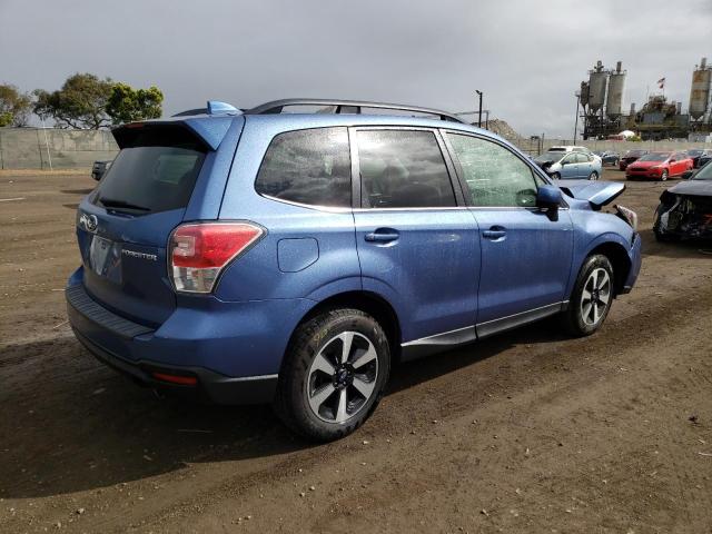 JF2SJARC9JH521778 - 2018 SUBARU FORESTER 2.5I LIMITED BLUE photo 3