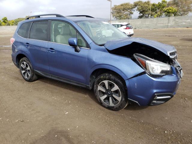 JF2SJARC9JH521778 - 2018 SUBARU FORESTER 2.5I LIMITED BLUE photo 4