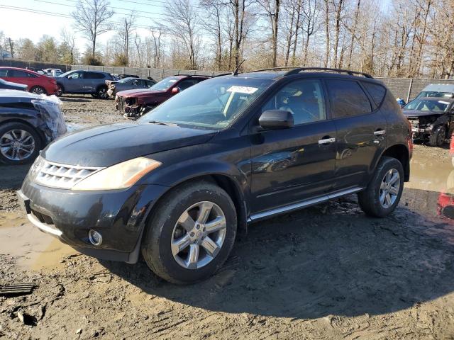 JN8AZ08W37W642047 - 2007 NISSAN MURANO SL BLACK photo 1