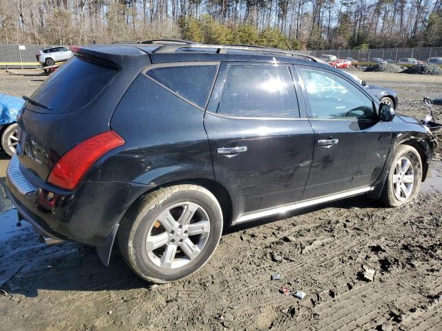 JN8AZ08W37W642047 - 2007 NISSAN MURANO SL BLACK photo 3