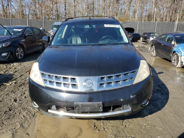 JN8AZ08W37W642047 - 2007 NISSAN MURANO SL BLACK photo 5