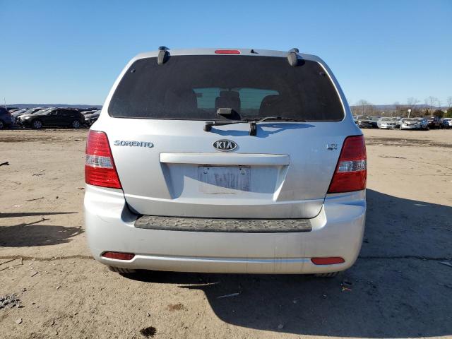 KNDJC735295873566 - 2009 KIA SORENTO LX SILVER photo 6