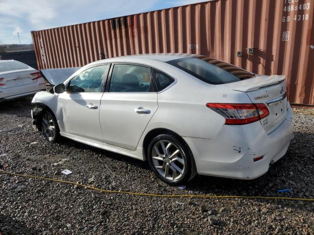 3N1AB7AP6DL704444 - 2013 NISSAN SENTRA S WHITE photo 2