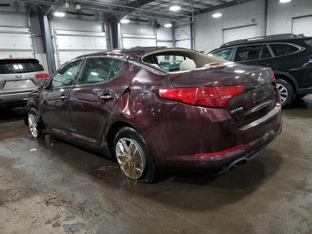 5XXGM4A74CG040106 - 2012 KIA OPTIMA LX BURGUNDY photo 2