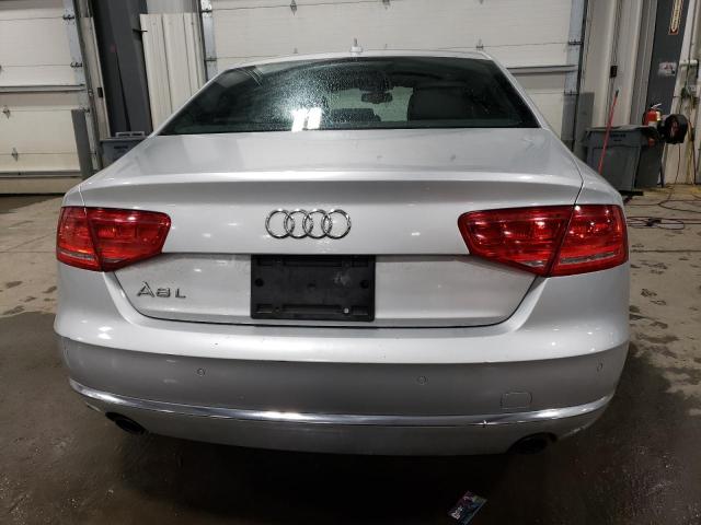 WAURGAFD4DN002780 - 2013 AUDI A8 L QUATTRO GRAY photo 6