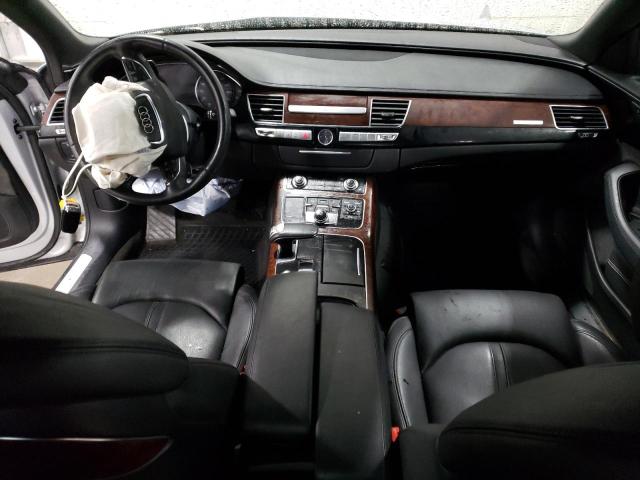 WAURGAFD4DN002780 - 2013 AUDI A8 L QUATTRO GRAY photo 8