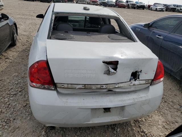 2G1WD5E3XE1105938 - 2014 CHEVROLET IMPALA LIM POLICE WHITE photo 6