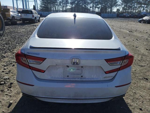 1HGCV1F30MA096042 - 2021 HONDA ACCORD SPORT WHITE photo 6