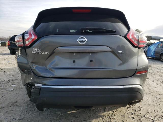 5N1AZ2MG6FN250962 - 2015 NISSAN MURANO S GRAY photo 6