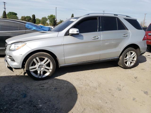 4JGDA5HB4EA417894 - 2014 MERCEDES-BENZ ML 350 4MATIC SILVER photo 1
